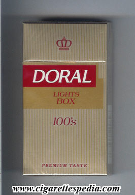 doral premium taste lights l 20 h usa
