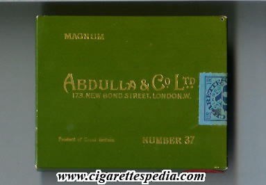 abdulla magnum number 37 s 10 b green england