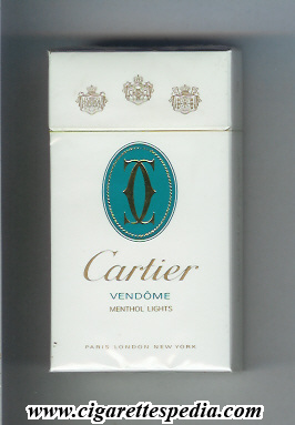 Cartier (Vendome Menthol Lights) L-20-H 