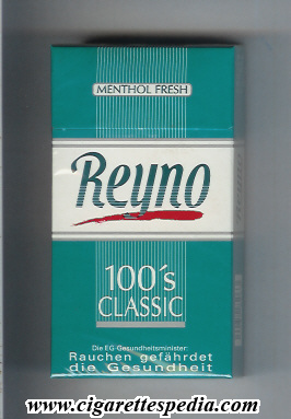 reyno menthol fresh with red line classic l 20 h with vertical lines germany usa