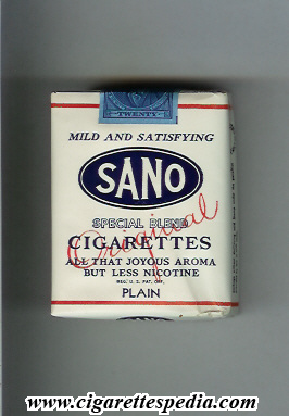 sano design 1 original special blend mild and satisfying plain s 20 s usa