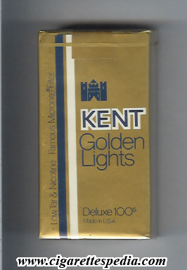 kent golden lights famous micronite filter l 20 s usa