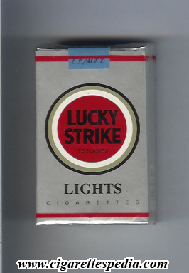 lucky strike lights ks 20 s silver usa