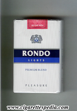 rondo design 2 lights premium blend pleasure ks 20 s macedonia