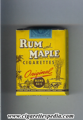 rum and maple original blend 53 c s 20 s usa