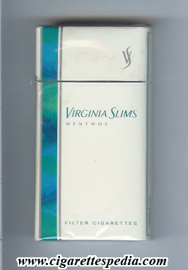 virginia slims name by one line menthol filters l 20 h usa