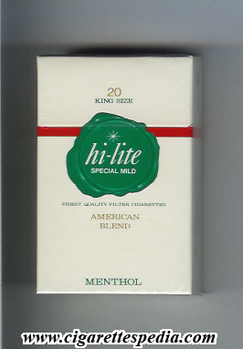 hi lite spesial mild menthol american blend ks 20 h japan