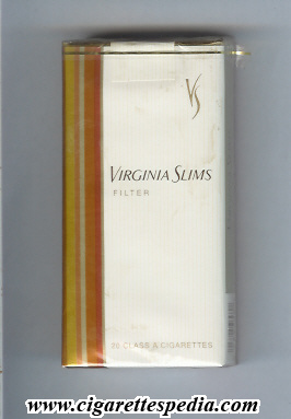 virginia slims name by one line filter l 20 s usa