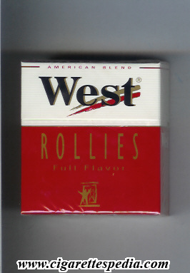 rollies cigarettes West 'R' (Rollies Full Flavor American Blend) S-30-H - USA and Germany