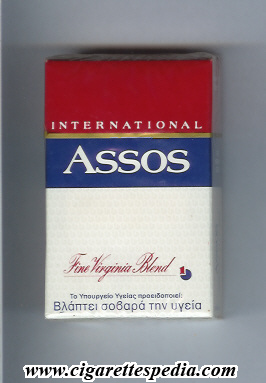 assos design 2 international fine virginia blend ks 20 h greece
