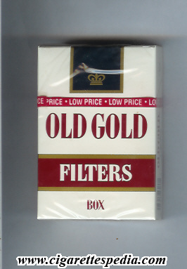 old gold design 2 red name filters ks 20 h usa