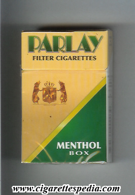 parlay filter cigarettes menthol ks 20 h dominican republic usa