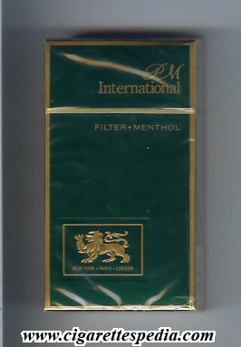 pm international philip morris filter menthol l 20 h usa
