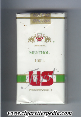 us first menthol premium quality l 20 s usa