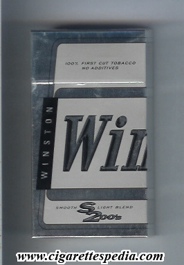 win s ton with diagonal small winston s2000 smooth light blend l 20 h usa