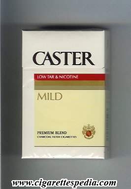 caster low tar nicotine mild ks 20 h japan