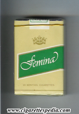 femina bulgarian version design 1 menthol ks 20 s bulgaria