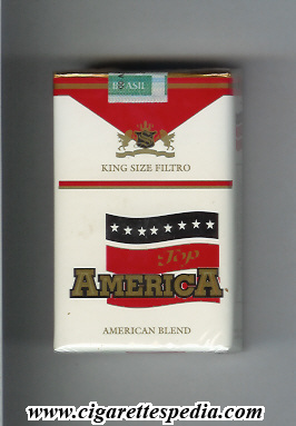 top america american blend ks 20 s white red brazil