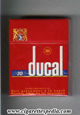 ducal tobacco File:Ducal belgian version red ks 30 h red blue belgium.jpg