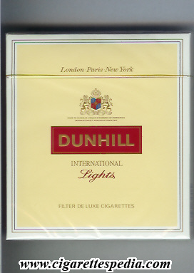 dunhill english version international lights l 20 b england