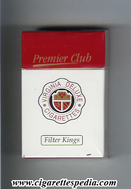 premier club virginia deluxe cigarettes ks 20 h india