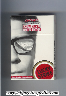 lucky strike collection design luckies snow packs limited edition picture 1 ks 20 h argentina