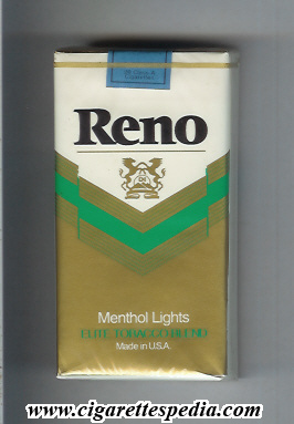 reno menthol lights l 20 s usa