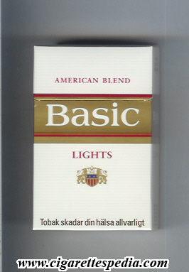 basic design 1 american blend lights ks 20 h white gold holland switzerland