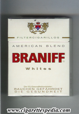 braniff desing2 filtercigarillos american blend whites ks 25 h germany switzerland