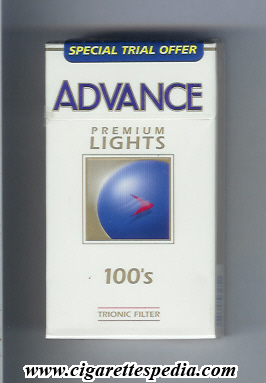 advance american version premium lights trionic filter l 20 h usa