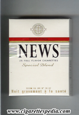 news international special blend full flavor ks 25 h france