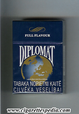 diplomat latvian version with big globe full flavour ks 20 h latvia
