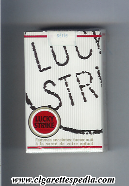 lucky strike collection design ks 20 s white germany usa