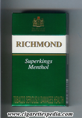 richmond english version menthol l 20 h england