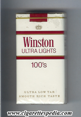 winston ultra lights l 20 s usa