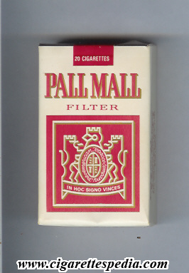 pall mall american version filter ks 20 s white red usa