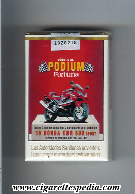 fortuna spanish version collection design podium 50 honda cbr 600 sport ks 20 s spain
