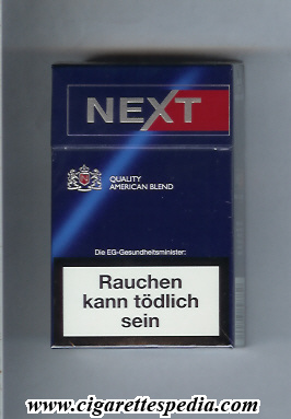 Next (design 2) (Quality American Blend) KS-20-H (Full Flavor) (blue and  red) - Switzerland and Germany