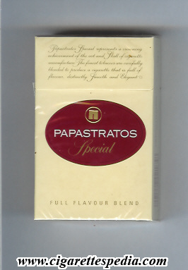 papastratos special full flavour blend ks 20 h greece