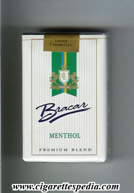 bracar menthol premium blend ks 20 s india