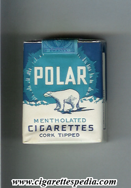polar american version mentholated cork tipped s 20 s usa