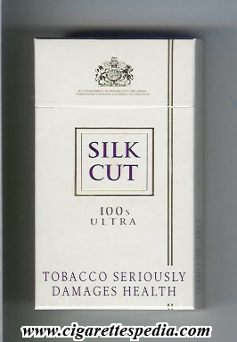 silk cut ultra l 20 h white white england