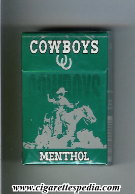 cowboys menthol ks 20 h colombia