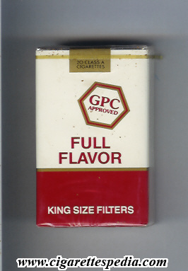 gpc design 1 approved full flavor filters ks 20 s usa