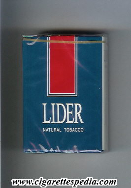 lider colombian version natural tobacco ks 20 s colombia