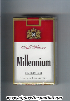 millennium american version filter de luxe full flavor ks 20 s peru usa