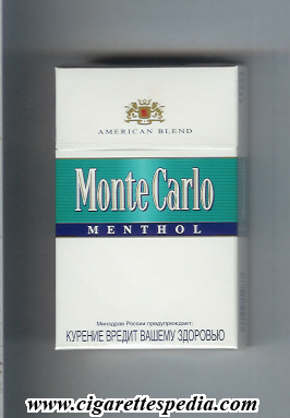 monte carlo american version emblem from above american blend menthol ks 20 h russia germany switzerland