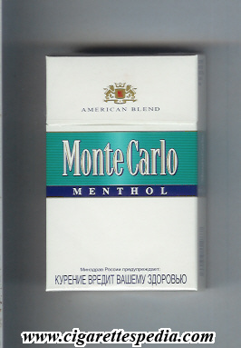 Monte Carlo (american version) (emblem from above) (American Blend Menthol)  KS-20-H - Russia and Germany and Switzerland