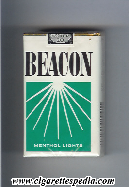 beacon menthol lights ks 20 s usa