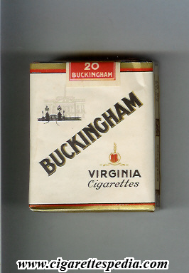 buckingham dutch version virginia cigarettes s 20 s holland